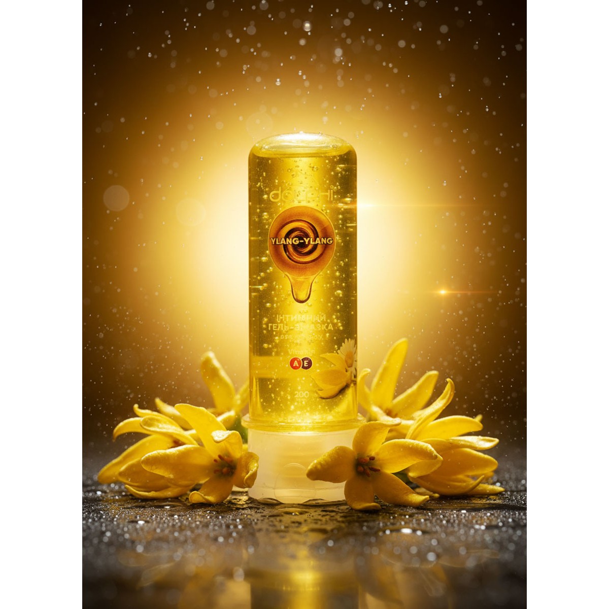 Гель-смазка для масажа Dolphi Ylang-Ylang 200мл возбуждающий