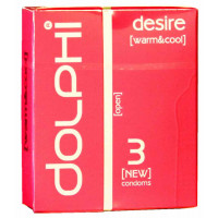 Презервативы Dolphi NEW Desire (Warm&Cool) №3 разогревающие и пролонгирующие - Фото№4