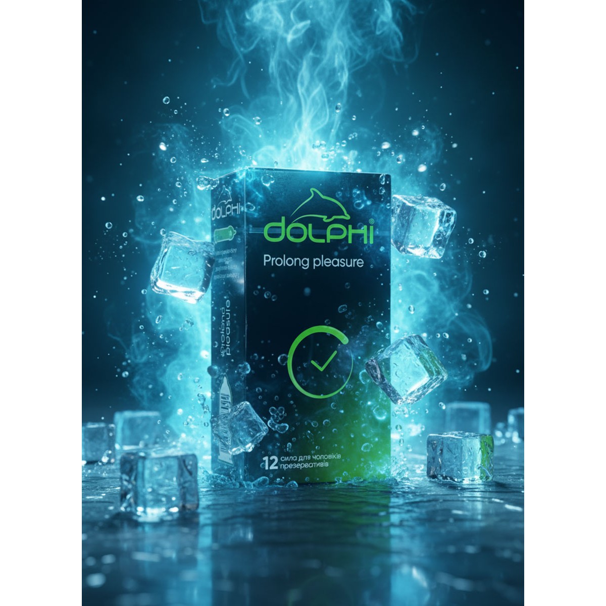 Презервативи Dolphi Prolong Pleasure пролонгуючі 12шт