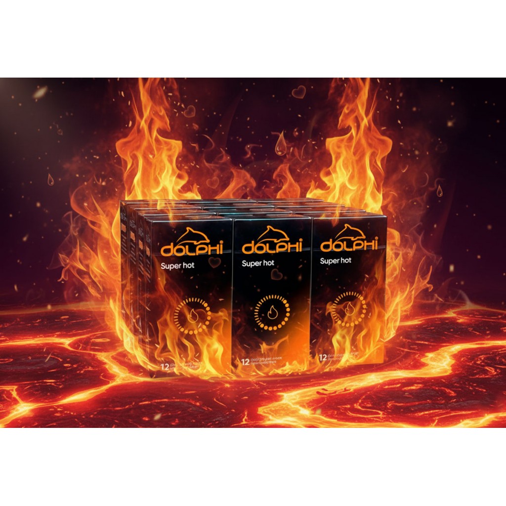 Блок презервативів Super Hot з збуджуючим змащувачем 144шт (12 пачок по 12шт)