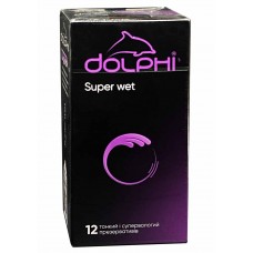 Презервативы Dolphi NEW Super Wet тонкие с обильной смазкой 12шт