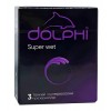 Презервативы Dolphi Super Wet тонкие с обильной смазкой 3шт