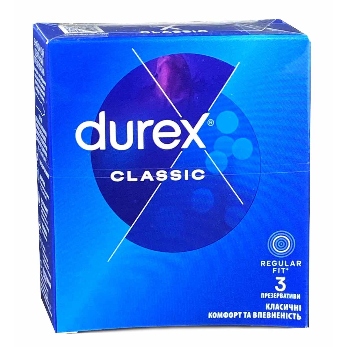 Презервативы DUREX 3шт Classic⚡️Prezervativi.in.ua