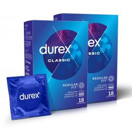 Презервативы DUREX 36шт Classic (2 пачки по 18шт)