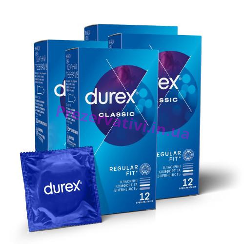 Комплект Durex Classiс 48шт (4 пачки по 12шт) - Фото№1