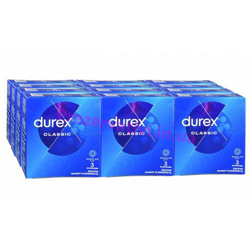 Блок презервативов Durex 12 пачек №3 Classic - Фото№1