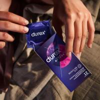 Блок презервативов Durex 6 пачек №12 Dual Extase - Фото№4