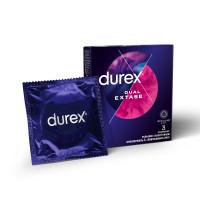 Блок презервативов Durex 12 пачек 3шт Dual Extase - Фото№7
