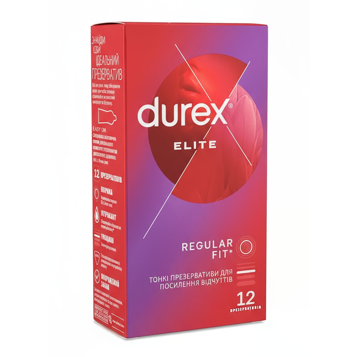 Блок презервативів Durex 6 пачок 12шт Elite