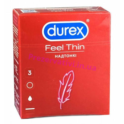 Презервативы DUREX 3шт Feel Thin - Фото№1