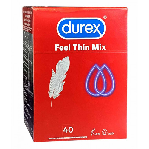 Презервативы DUREX Feel thin Mix 40шт - Фото№1