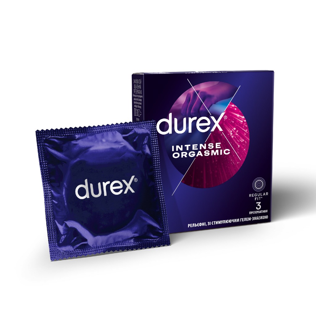 Блок презервативів Durex 12 пачок 3шт Intense Новинка!