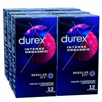 Блок презервативів DUREX 6 пачок 12шт Intense Новинка!