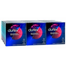 Блок презервативов DUREX 12 пачек 3шт Intense Новинка!