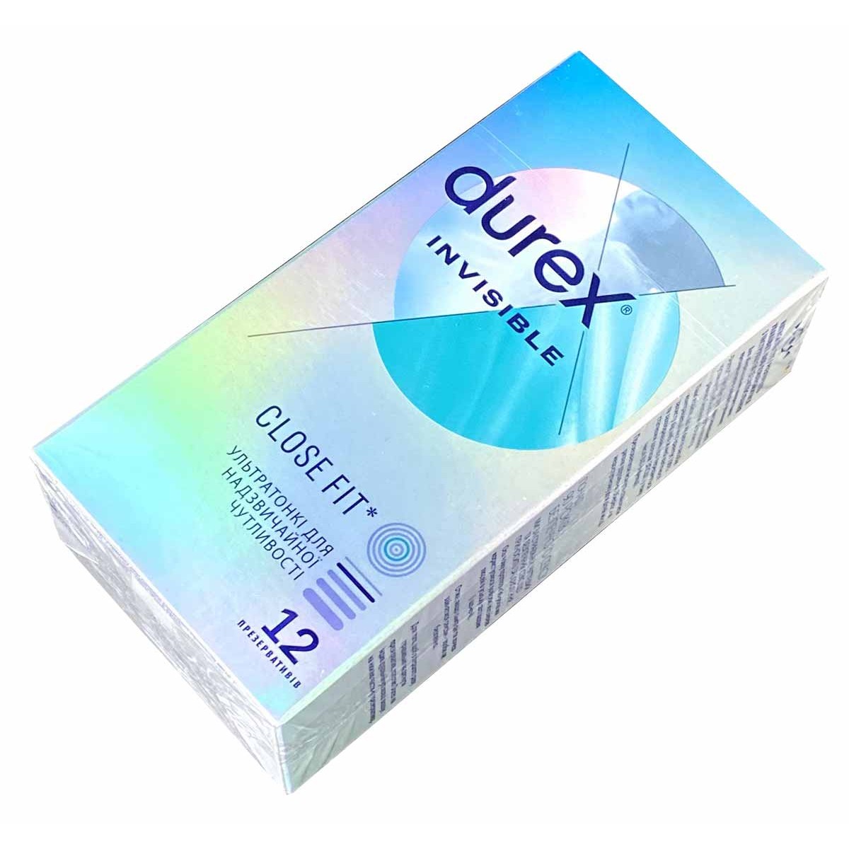 Презервативы DUREX 12шт Invisible⚡️Prezervativi.in.ua