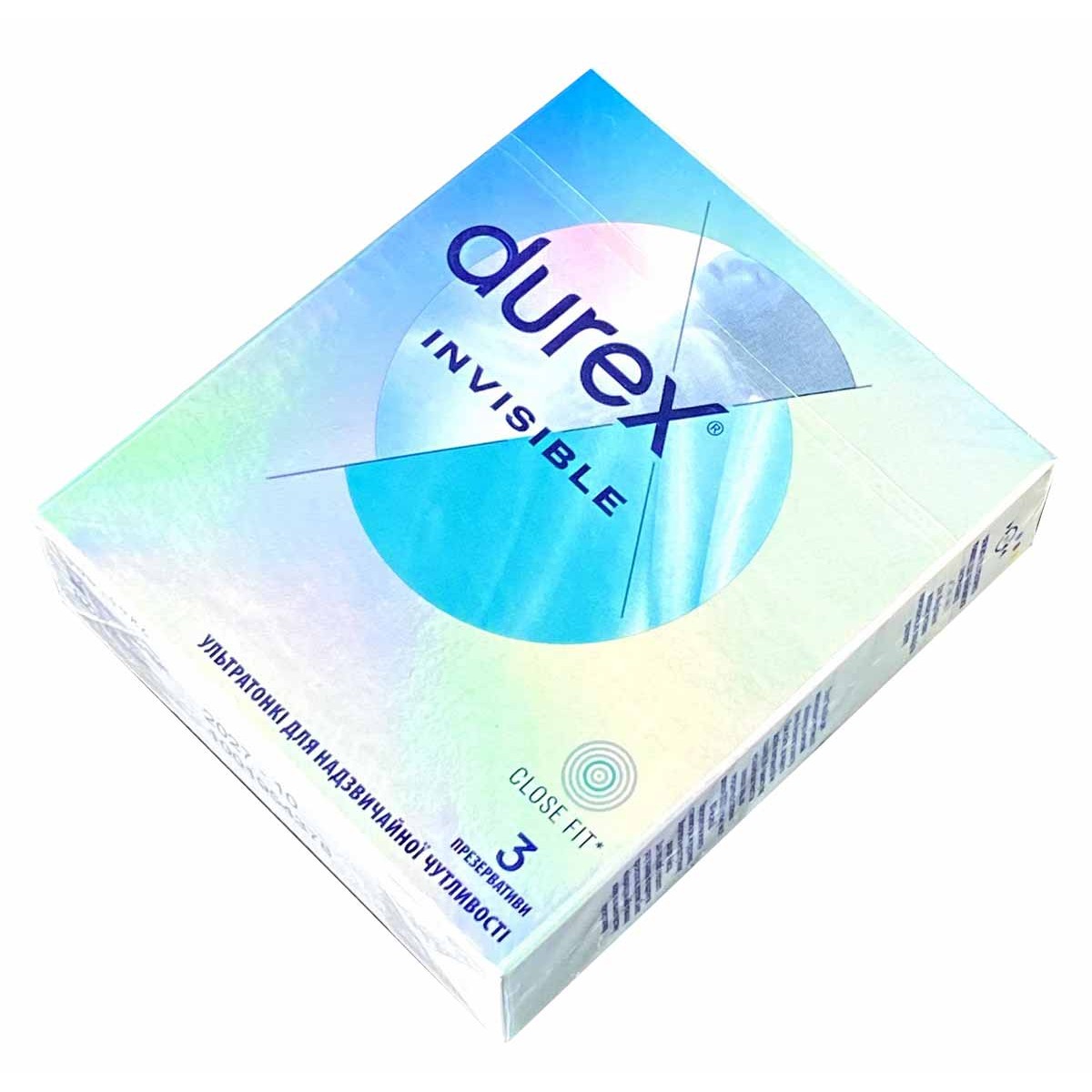 Блок презервативів Durex 12 пачок 3шт Invisible