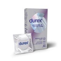 Блок презервативов Durex 6 пачек 12шт Invisible ExtraLube с дополнительной смазкой - Фото№3