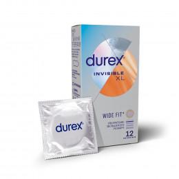 Презервативы DUREX 12шт Invisible XL увеличенного размера