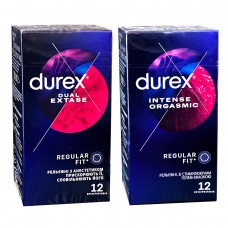 Комплект DUREX NEW Dual Orgasmic 12шт+12шт