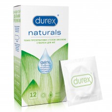 Презервативи DUREX 12шт Naturals тонкі з натуральною змазкою