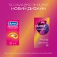 Презервативы латексные с силиконовой смазкой DUREX Pleasuremax (с ребрами и точками), 12 шт.