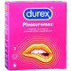 Презервативи латексні з силіконовою змазкою DUREX Pleasuremax (з ребрами та крапками), З шт.