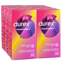 Блок презервативов DUREX 6 пачек 12шт Pleasuremax