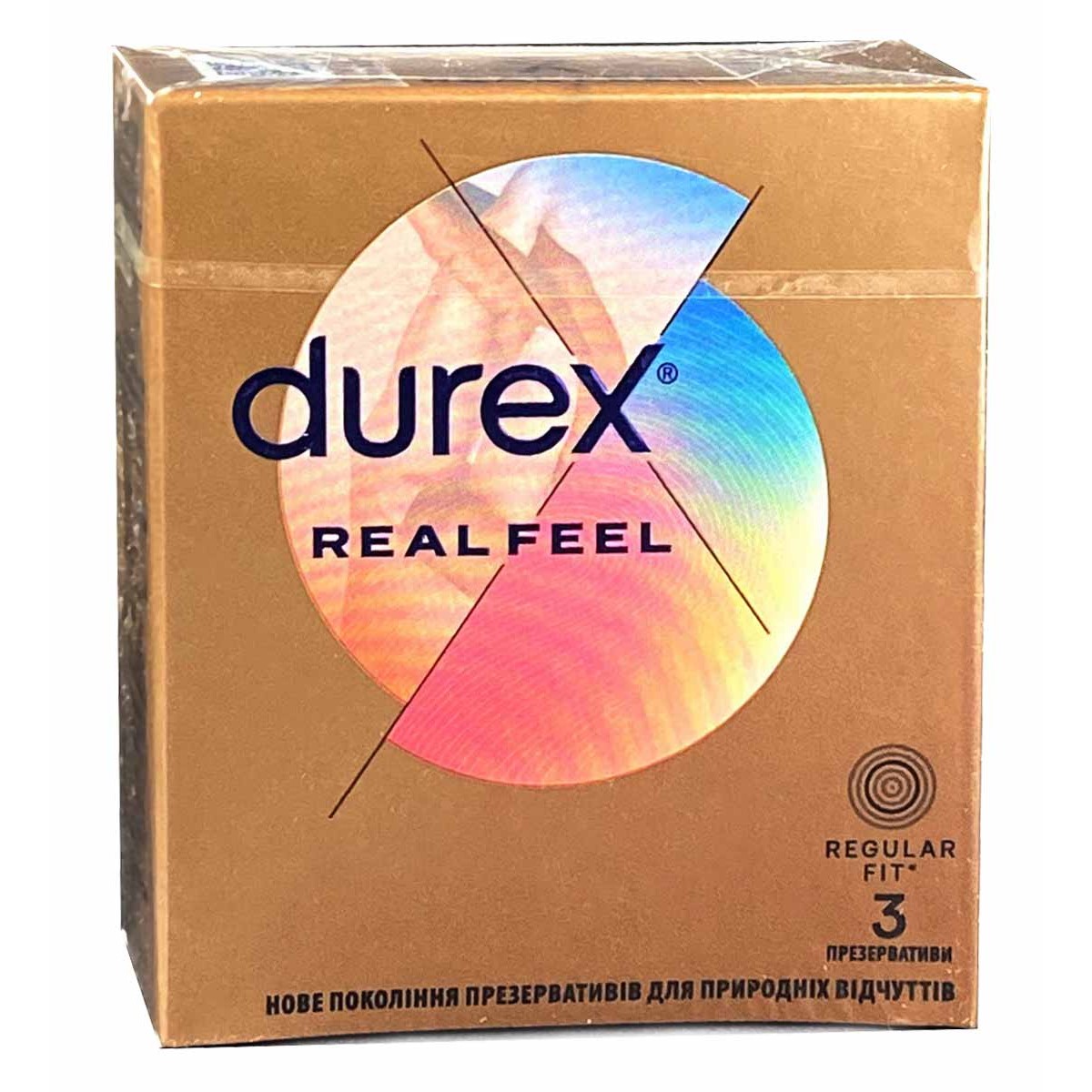 Презервативы DUREX 3шт Real feel⚡️Prezervativi.in.ua