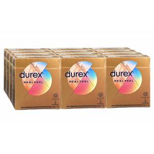 Блок презервативів DUREX 12 пачок 3шт Realfeel