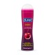 Прозорий флакон з червоним ковпачком Durex Play Cherry 50мл, напис cherry lube