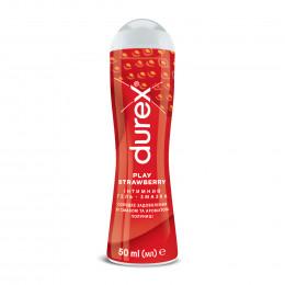Гель-смазка Durex Play Saucy Strawberry со сладким ароматом клубники 50мл