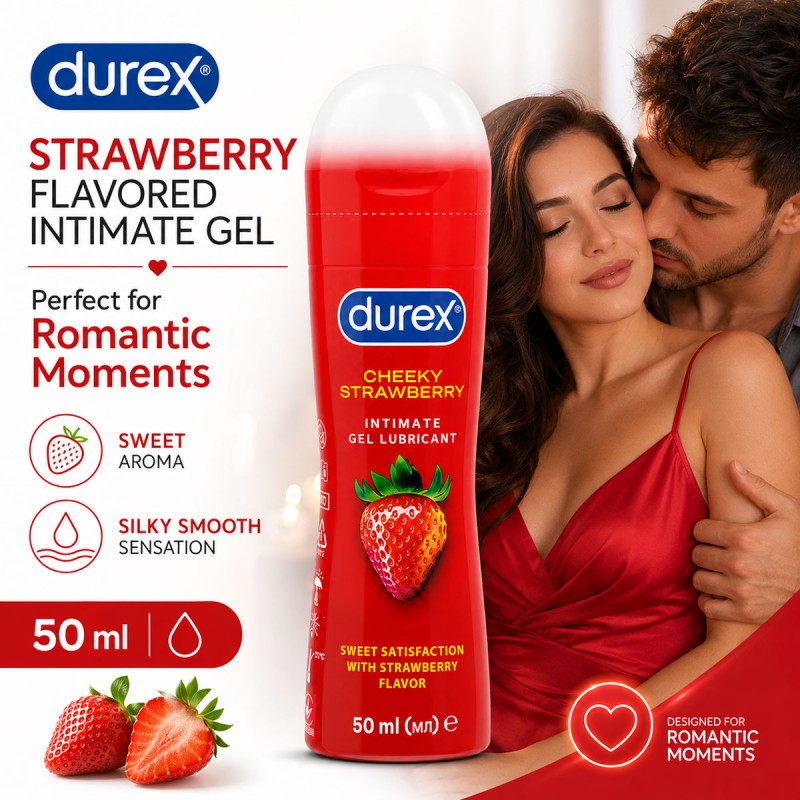 Їстівний лубрикант Durex Sweet Strawberry (50мл)