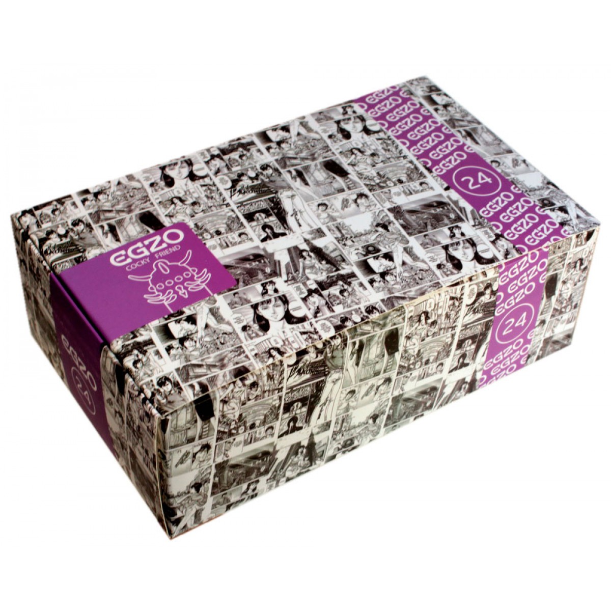 Презервативи EGZO Purple Jolly Roger з вусиками 1шт НОВИЙ ДИЗАЙН