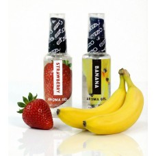 Комплект съедобных гелей EGZO Aroma Gel Клубника и Банан (2 геля по 50мл)