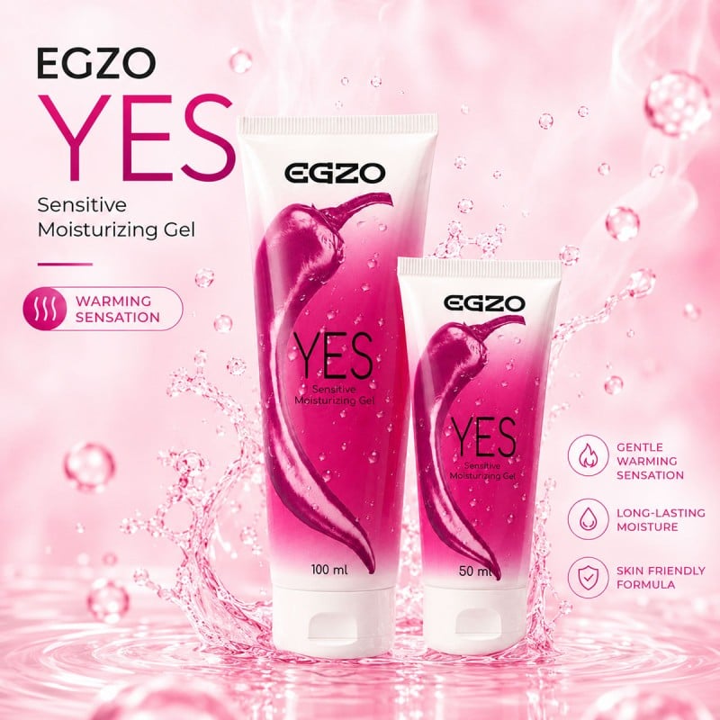 Комплект лубрикантів EGZO YES 100+50мл розігріваючих