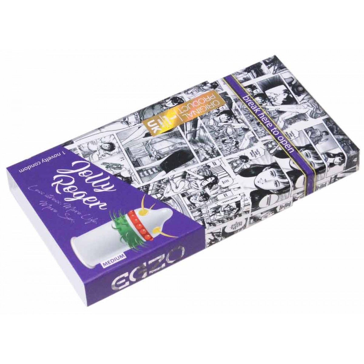 Презервативи EGZO Jolly Roger з вусиками 4 пачки по 1шт