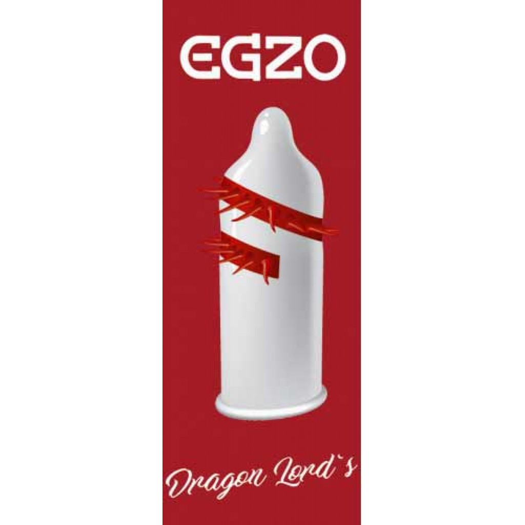 Презервативи EGZO Dragon Lord`s 1 шт НОВИЙ ДИЗАЙН
