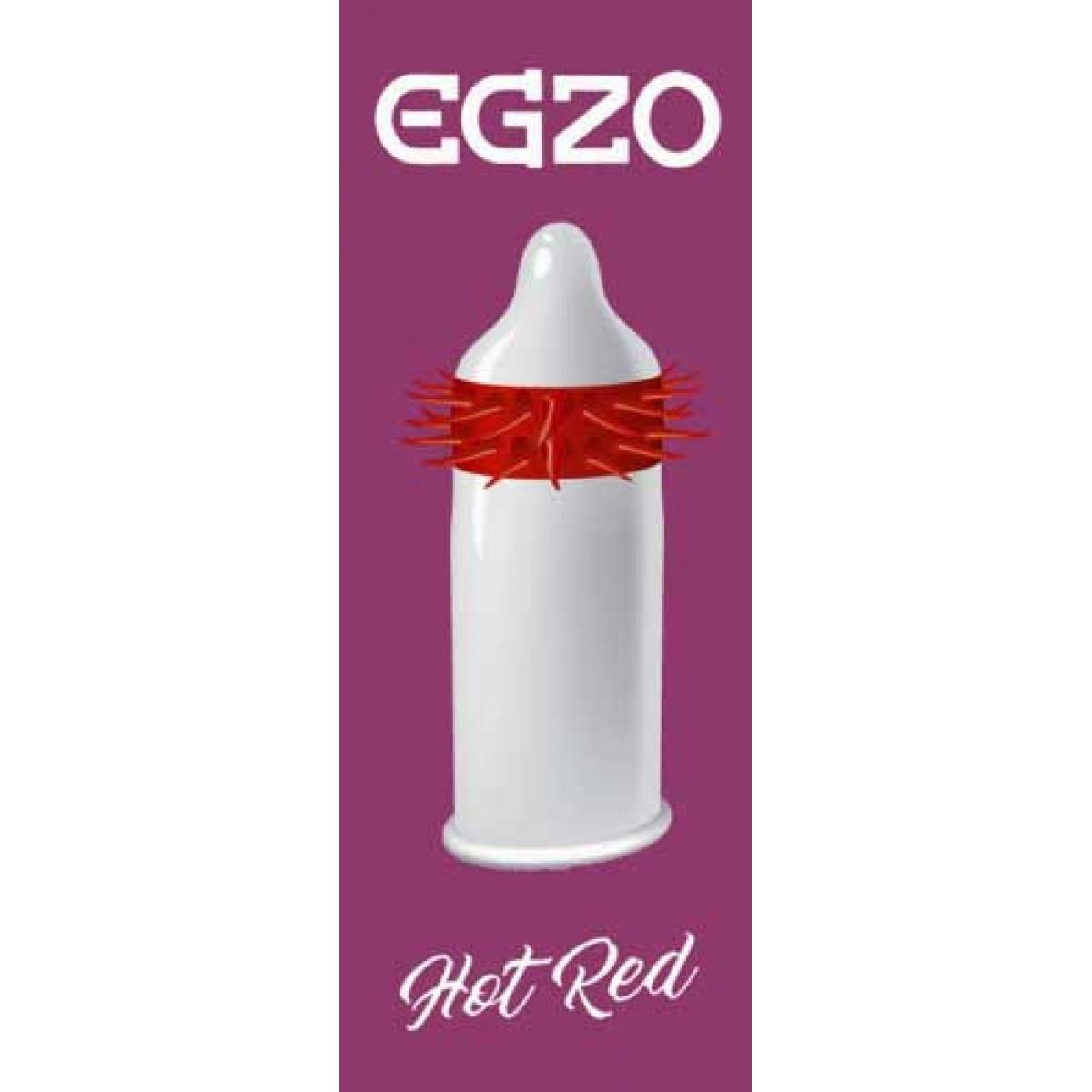 Презервативы EGZO Hot Red с усиками 1шт НОВЫЙ ДИЗАЙН