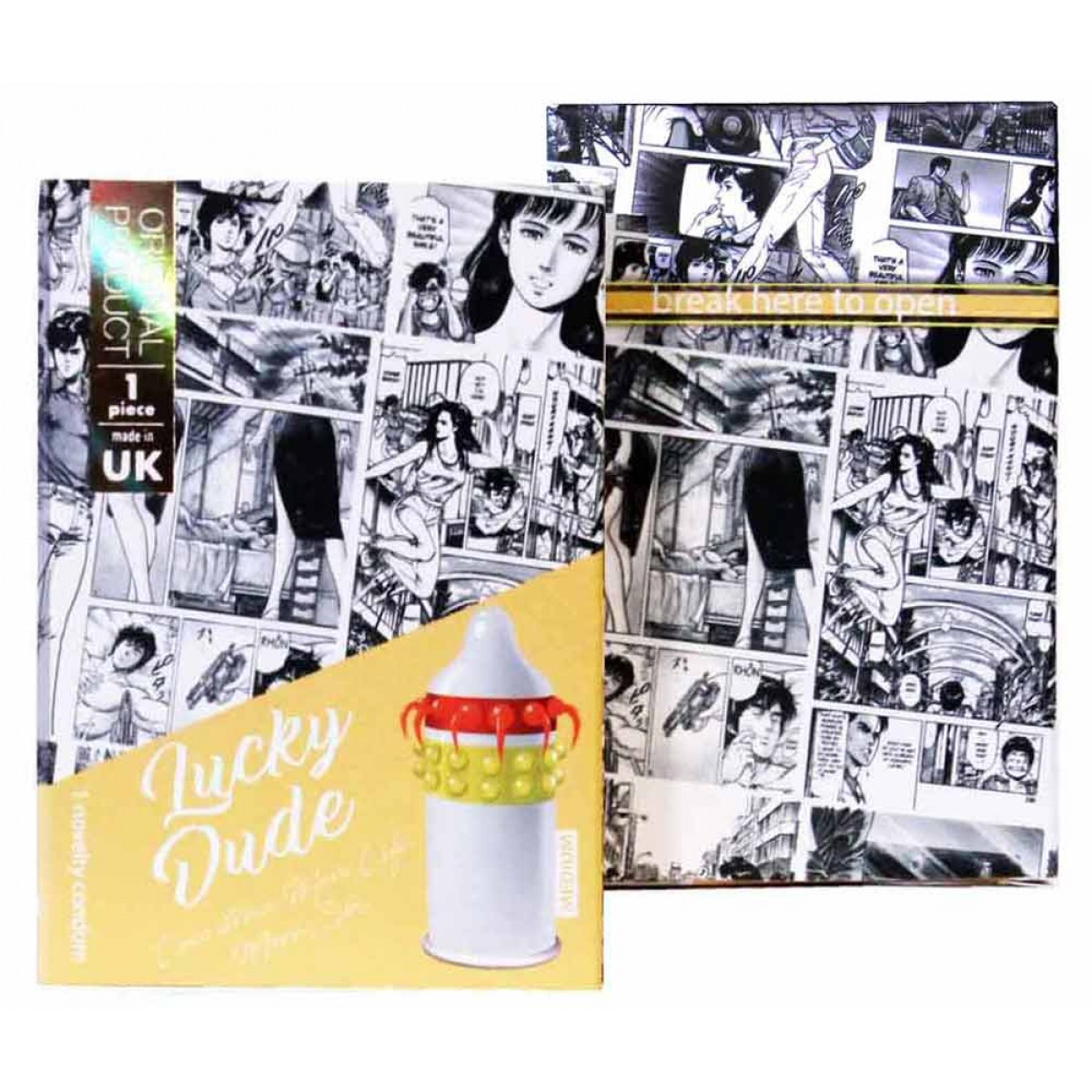 Презервативы EGZO Lucky Dude с усиками 4 пачки по 1шт