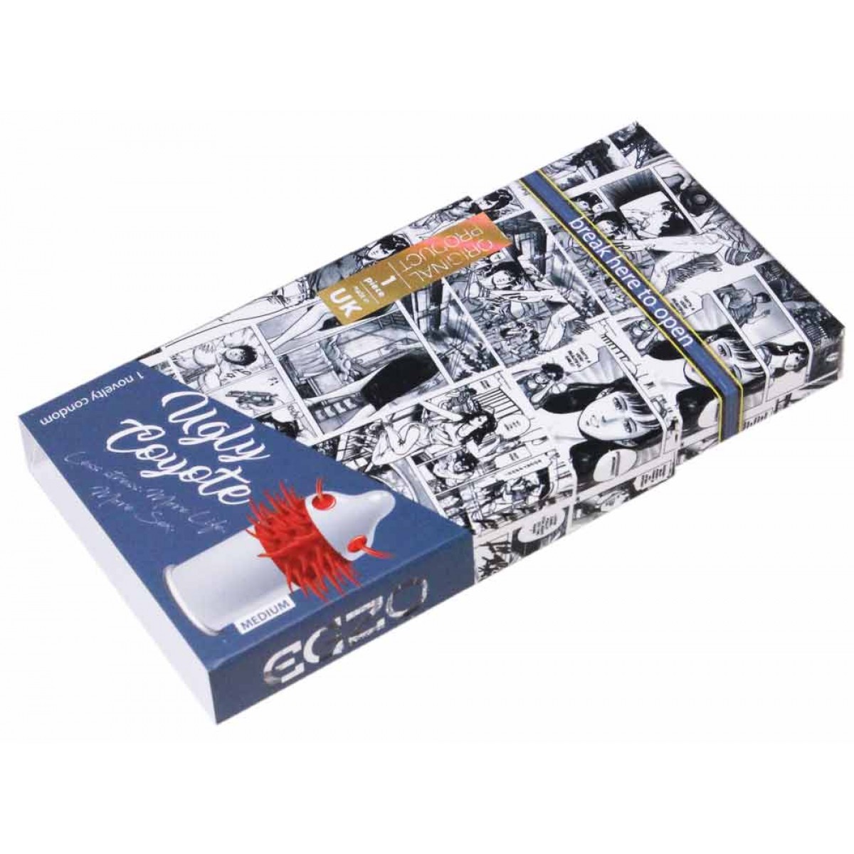 Презервативы EGZO Ugly Coyote с усиками 1шт НОВЫЙ ДИЗАЙН