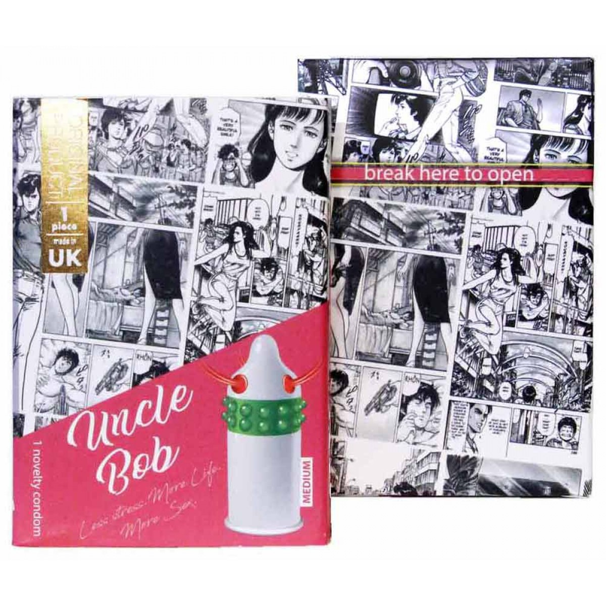 Презервативы EGZO Uncle Bob с усиками 4 пачки по 1шт