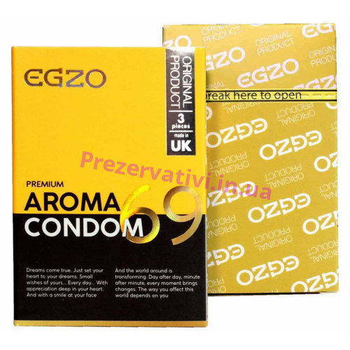 Презервативы EGZO Premium AROMA ароматизированные 3шт (Срок 05.23) - Фото№1