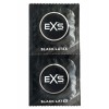 Черные презервативы EXS Black Latex 2шт