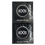 Черные презервативы EXS Black Latex 2шт