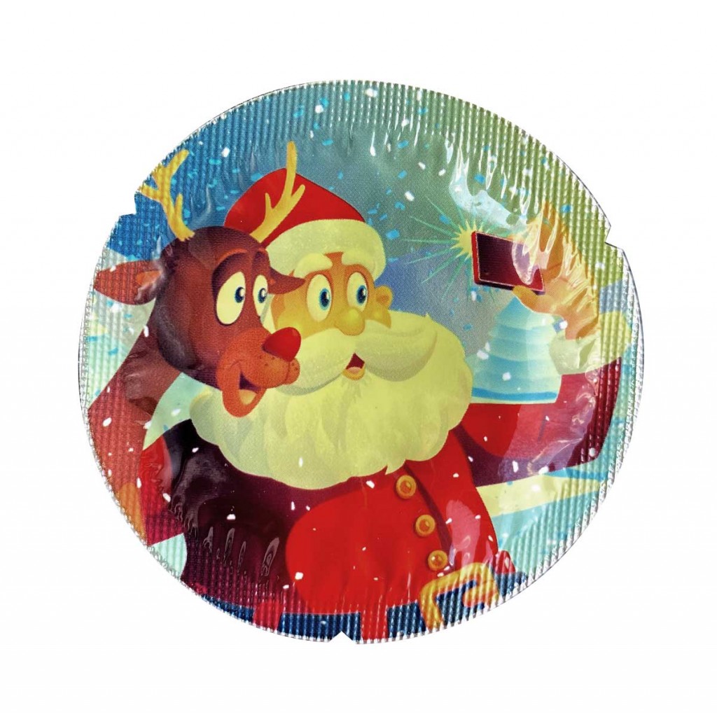 Презерватив EXS Christmas 1шт (термін 05/2026)⚡️Prezervativi.in.ua