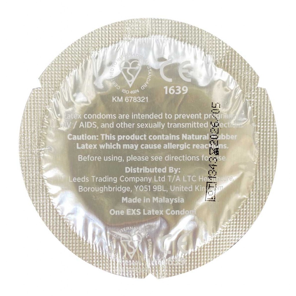 Презерватив EXS Gold medal 1шт (срок 05/2026)⚡️Prezervativi.in.ua