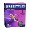 Презервативы FREESTYLES 3шт Ribbed ребристые