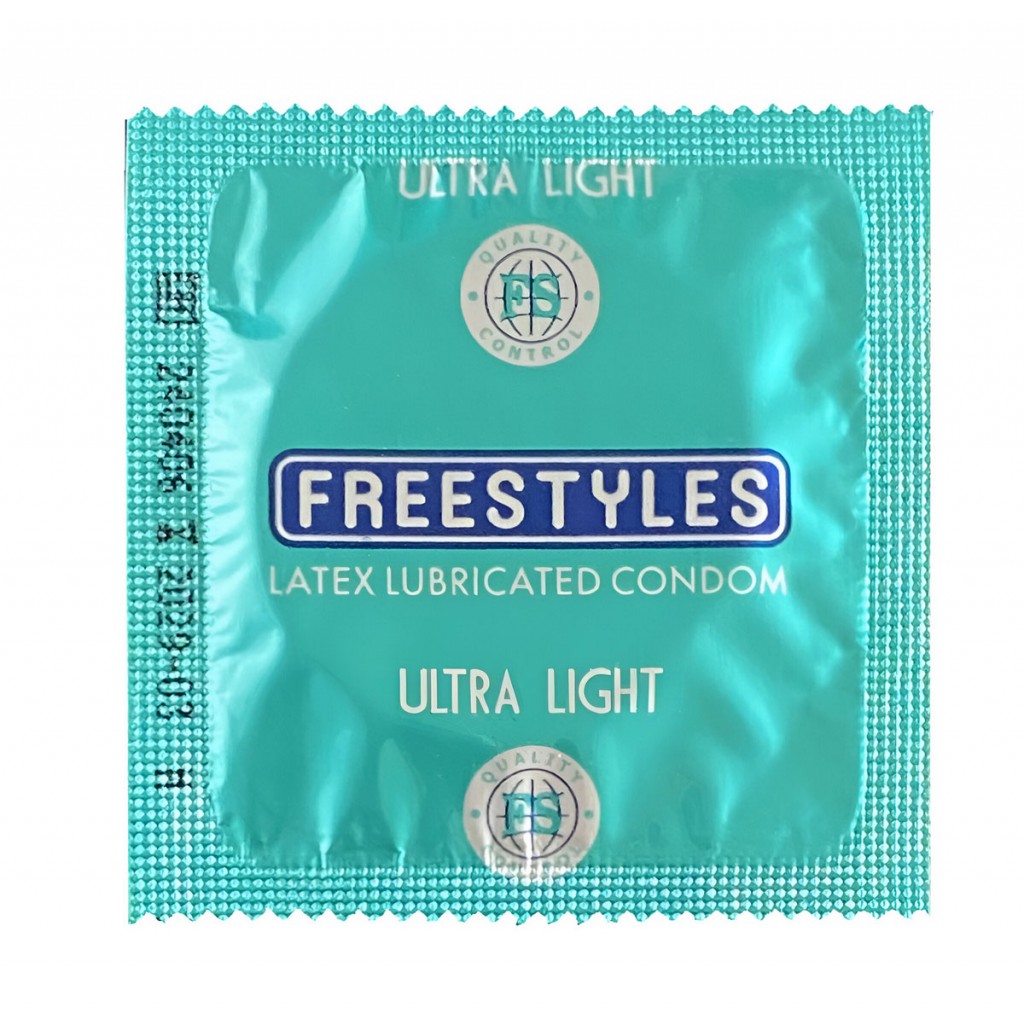 Блок презервативів FREESTYLES 72шт Ultra Light, супертонкі (6 пачок по 12шт)