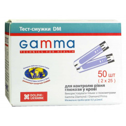 Тест-полоски GAMMA DM 50шт