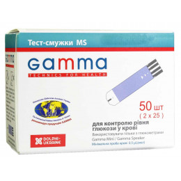 Тест-полоски GAMMA MS 50шт